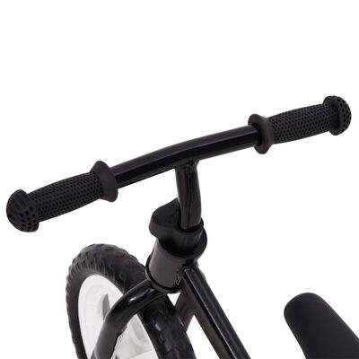 vidaXL Bicikl za ravnotežu s kotačima od 9,5 inča crni