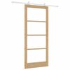 vidaXL Klizna vrata ORKDAL Prirodna 93 x 211 cm
