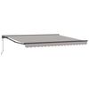 vidaXL Okvir tende Svjetlosiva 400 &times; 300 cm Poliester s PU premazom