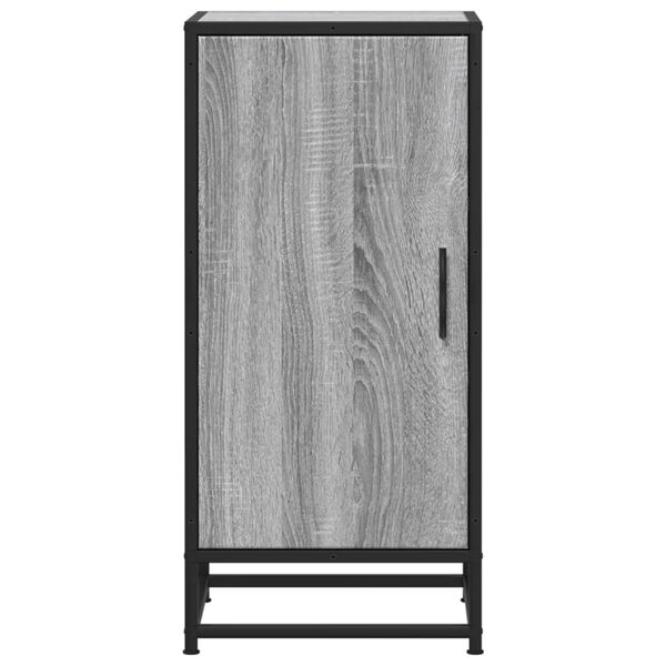 vidaXL Komoda boja hrasta sonome 35,5x35x76 cm konstruirano drvo metal