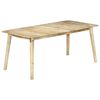 vidaXL Blagovaonski stol od masivnog drva manga 180 x 90 x 76 cm