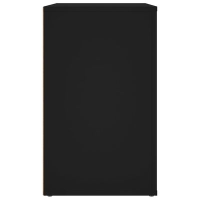 vidaXL Noćni ormarić crni 50 x 36 x 60 cm od konstruiranog drva