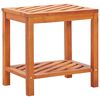 vidaXL Bočni stolić od masivnog bagremovog drva 45 x 33 x 45 cm
