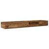 vidaXL Ladice za krevet s ladicama Staro drvo 160 x 36,5 x 16,5 cm