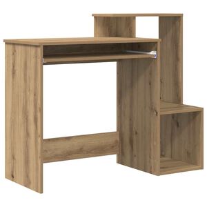 vidaXL Stol Umjetnički hrast 106 x 41 x 88.5 cm Konstruirano drvo