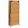 vidaXL Highboard 2 pcs Staro drvo Konstruirano drvo