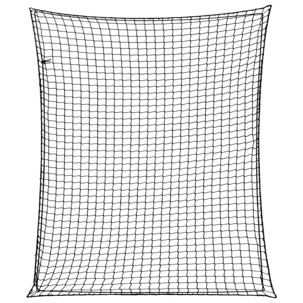 vidaXL Mreža za prikolicu s elastičnim užetom crna 3,5 x 3 m PP
