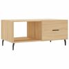 vidaXL Stolić za kavu boja hrasta 90x50x40 cm konstruirano drvo