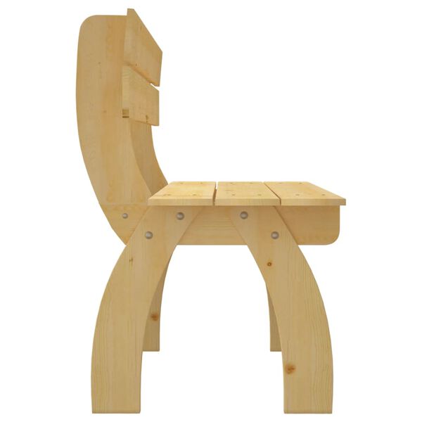 vidaXL Vrtna klupa 150 cm od impregnirane borovine