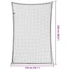 vidaXL Mreža za prikolicu s elastičnim užetom crna 2,2 x 1,5 m PP