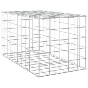 vidaXL Gabion s žicom debljine 3,5 mm i mrežom 10x10 cm 50x100x50 cm