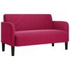 vidaXL Dvosjed, sofa, vino crvena, 109 cm, bar&scaron;un