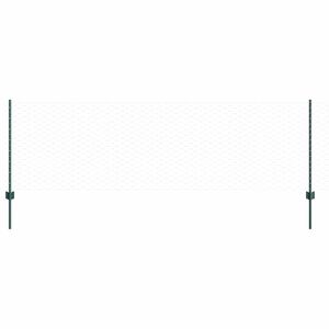 vidaXL Heksagonalna ograda s stubom 10 x 0,8 m Čelik premazan PVC-om