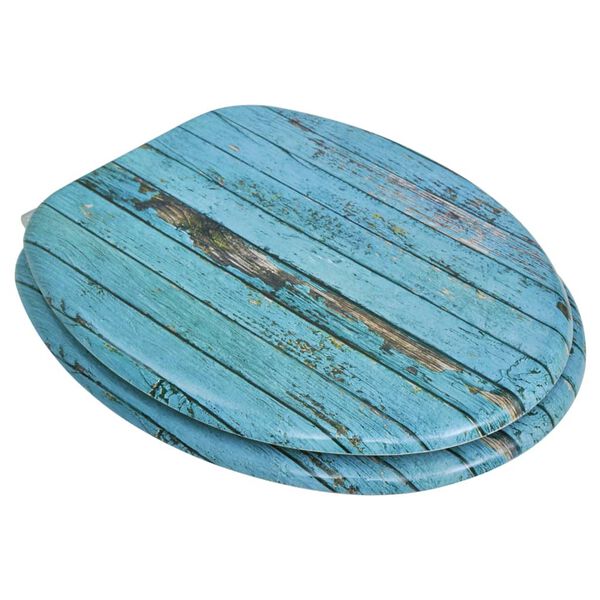 WC sjedalo s poklopcem od MDF-a, dizajn starog drveta