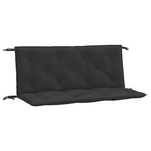 vidaXL Jastuci za vrtnu klupu 2 kom crno 120x50x7 cm tkanine Oxford