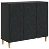 vidaXL Kreveta Crna 89 x 34,5 x 80 cm Konstruirano drvo
