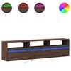vidaXL Zidni TV ormarić LED smeđa boja hrasta 180x31x45 cm