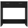 vidaXL Radni stol crni 80 x 40 x 75 cm od konstruiranog drva