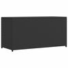 vidaXL Vrtna kutija za pohranu crna 120 x 50 x 60 cm od poliratana