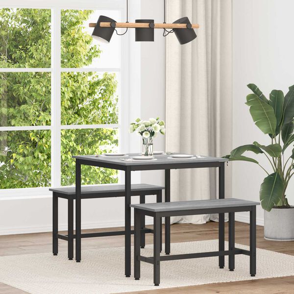 vidaXL Blagovaonski stolovi METAL