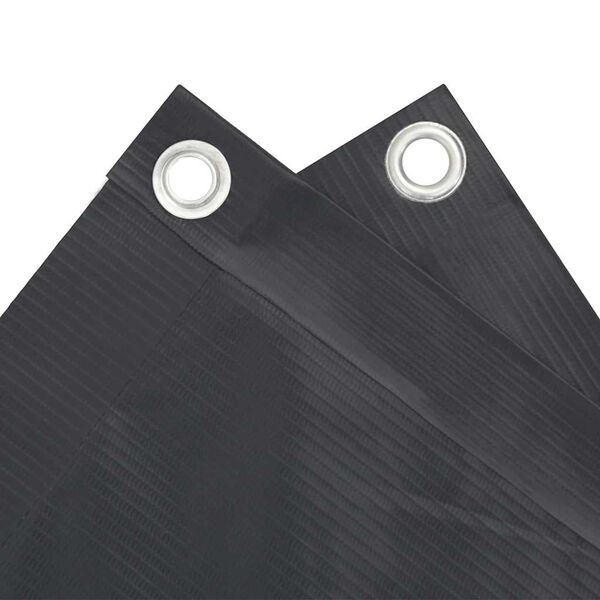 vidaXL Balkonski zaslon za privatnost antracit 500 x 120 cm PVC