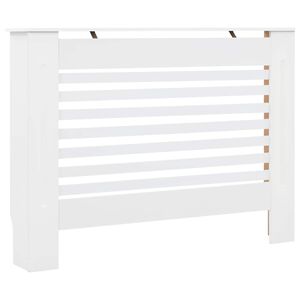 vidaXL Pokrov za radijator bijeli 112 x 19 x 81,5 cm MDF