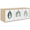 vidaXL TV ormar za montažu na zid HANAU 102 x 33 x 40 cm Hrast sonoma