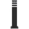 vidaXL Vanjske podne svjetiljke 3 kom crne 50 cm aluminijske