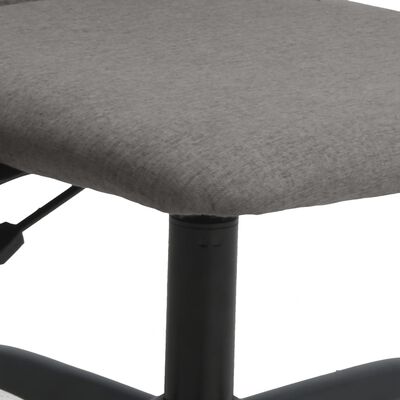 vidaXL Uredska stolica podesive visine tamnosiva od tkanine