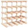 vidaXL Stalak za vino za 20 boce 46,5x23x46,5 cm masivna borovina