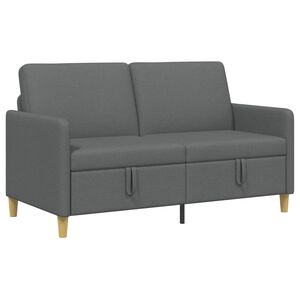 vidaXL Sofa s pohranom Tamnosiva 152 x 78 x 87 cm Poliester