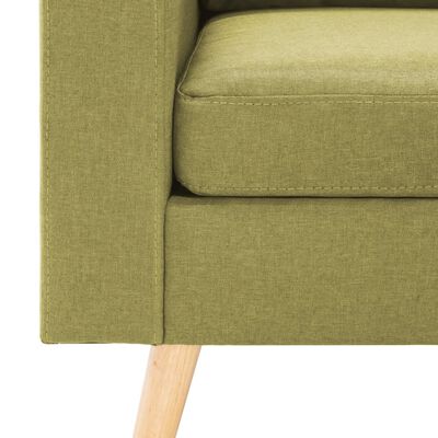 vidaXL Fotelja od tkanine zelena