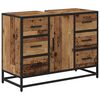vidaXL Kupaonski ormar Staro drvo 80 x 33 x 60 cm Konstruirano drvo