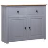 vidaXL Komoda od masivne borovine 93 x 40 x 80 cm asortiman Panama