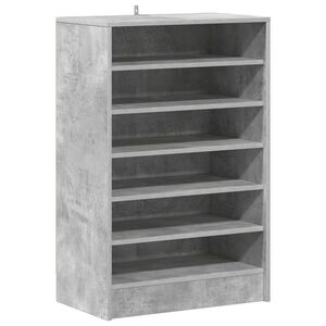vidaXL Ormarić za cipele boja betona 60 x 35 x 92 cm konstruirano drvo