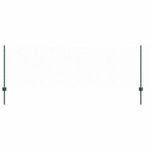 vidaXL Heksagonalna ograda s stubom 50 x 0,8 m Čelik premazan PVC-om