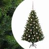 vidaXL Umjetno božićno drvce s kuglicom 120 cm 150 LED lampica