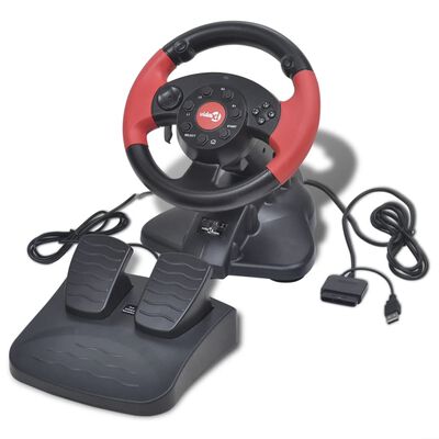 Crveni Igraći volan za PS2/PS3/PC