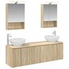 vidaXL Set ormarića za kupaonicu 5 pcs Hrast sonoma Konstruirano drvo