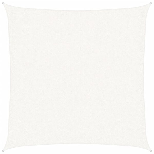 vidaXL Jedro za za&scaron;titu od sunca HDPE četvrtasto 2 x 2 m bijelo