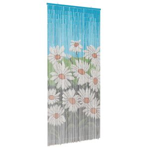 vidaXL Zavjesa za vrata protiv insekata vi&scaron;ebojna 90 x 200 cm Bambus
