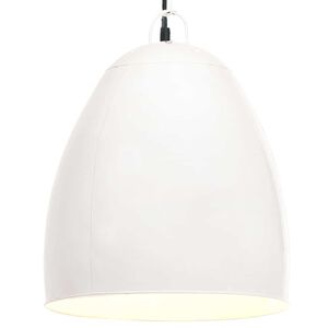 vidaXL Industrijska viseća svjetiljka 25 W bijela okrugla 42 cm E27