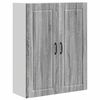 vidaXL Ormar za Zid PORTO Siva Sonoma 80 x 31 x 100 cm
