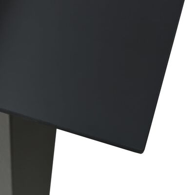 vidaXL 9-dijelni vrtni blagovaonski set od PVC ratana crni