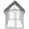 vidaXL Vanjski kavez za pse s krovom 400 x 100 x 150 cm