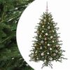 vidaXL Umjetno božićno drvce s kuglicom 120 cm 150 LED lampica