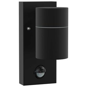 vidaXL Vanjska zidna lampa Crna 6,5 x 10,5 x 16 cm
