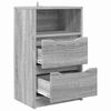 vidaXL Noćni ormarić Siva Sonoma 40 x 30 x 467 cm Konstruirano drvo