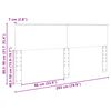 vidaXL Uzglavlje Siva Sonoma 200 cm Konstruirano drvo