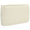 vidaXL Jastuk Krema 60 x 40 x 12 cm Oxford tkanina